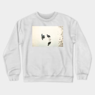 Great Blue Heron and  Brown pelican Crewneck Sweatshirt